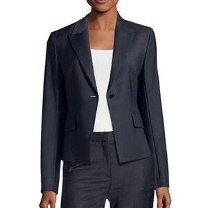 Theory Brince B Continuous Blazer In Dark Navy